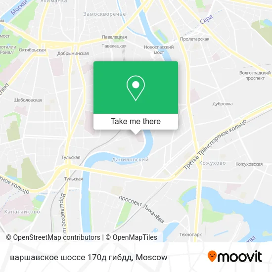 варшавское шоссе 170д гибдд map