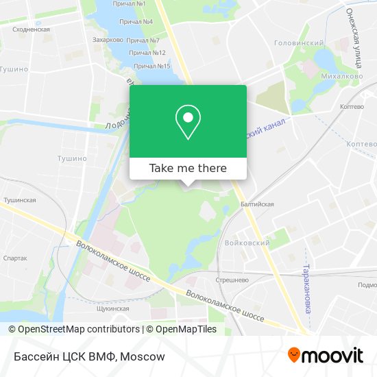 Бассейн ЦСК ВМФ map