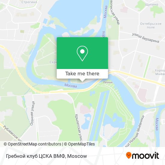 Гребной клуб ЦСКА ВМФ map