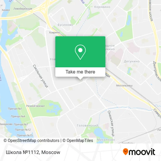 Школа №1112 map
