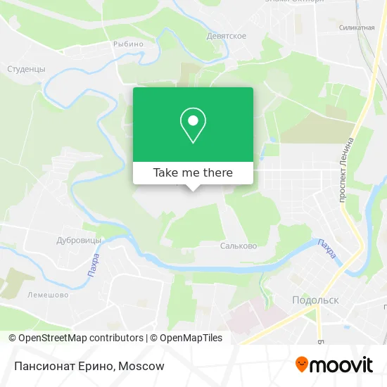 Пансионат Ерино map