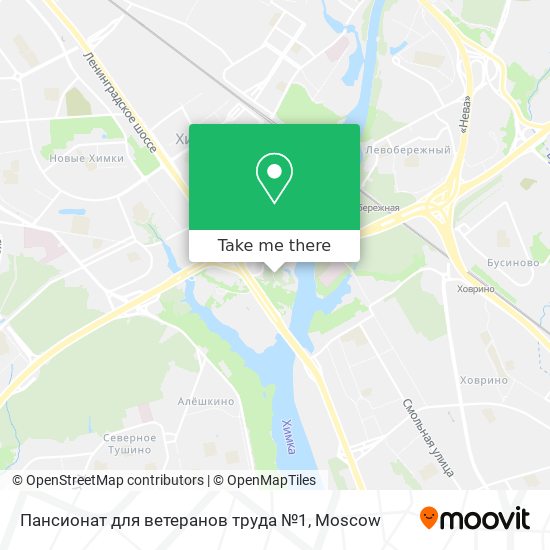 Пансионат для ветеранов труда №1 map