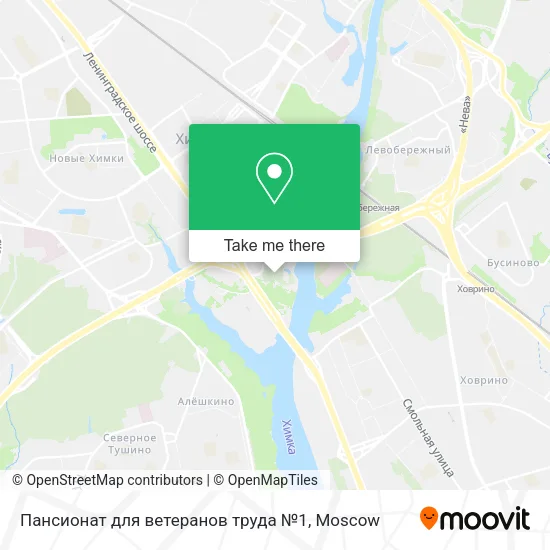 Пансионат для ветеранов труда №1 map