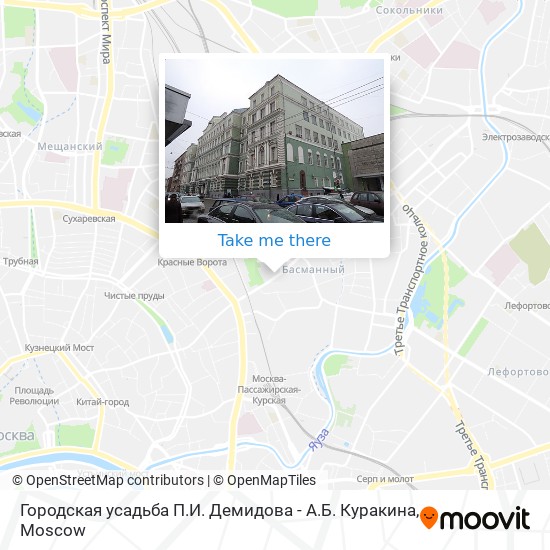 Городская усадьба П.И. Демидова - А.Б. Куракина map