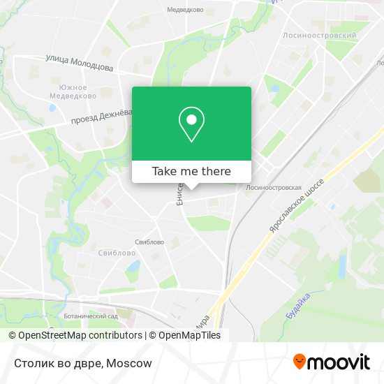 Столик во двре map