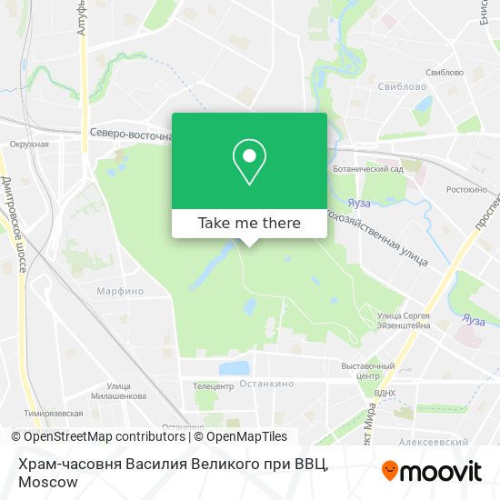 Храм-часовня Василия Великого при ВВЦ map