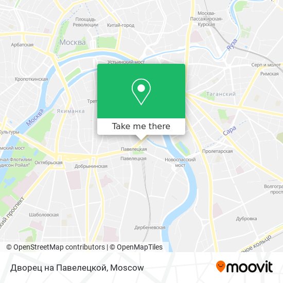Дворец на Павелецкой map