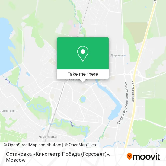 Остановка «Кинотеатр Победа (Горсовет)» map