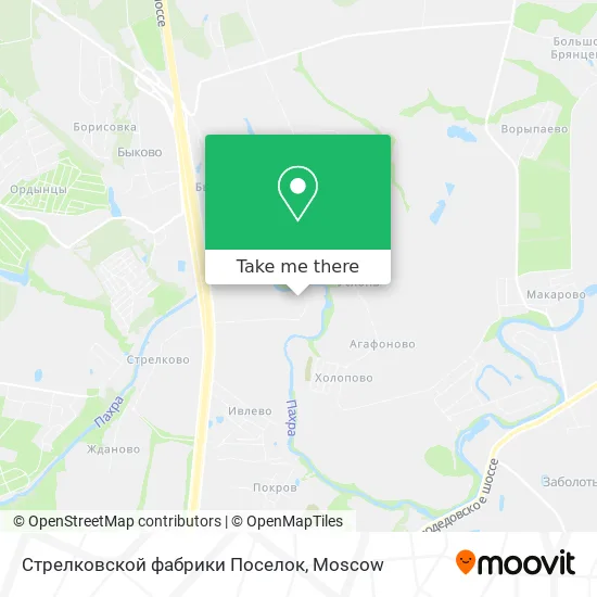 Стрелковской фабрики Поселок map