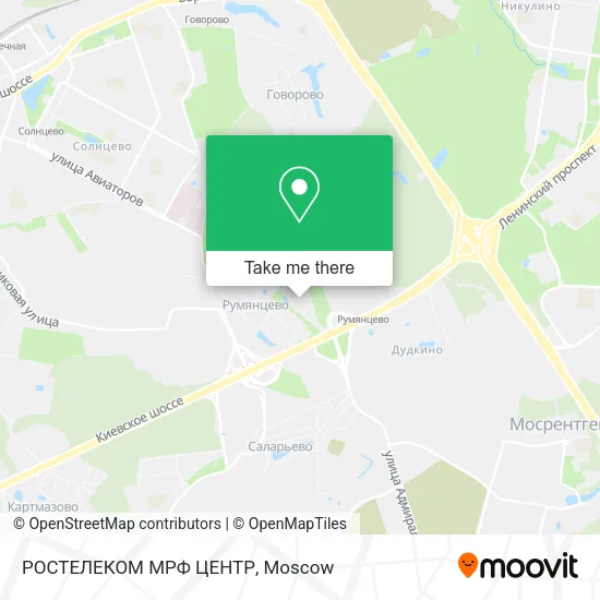 РОСТЕЛЕКОМ МРФ ЦЕНТР map