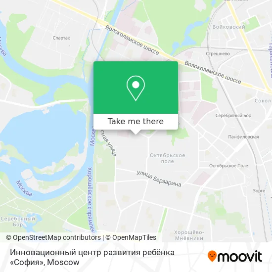 Инновационный центр развития ребёнка «София» map