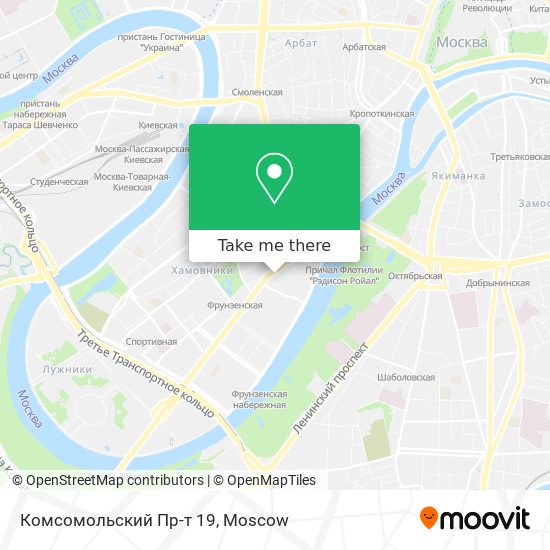 Комсомольский Пр-т 19 map