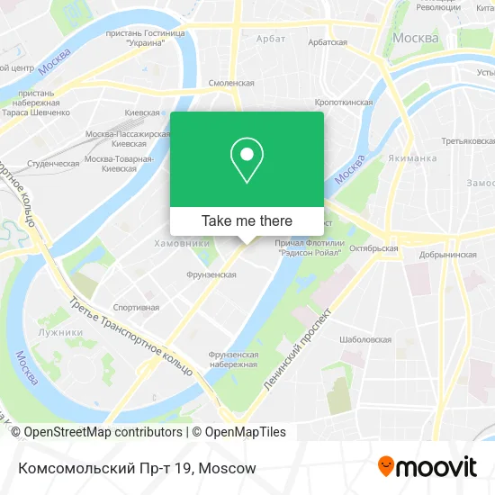 Комсомольский Пр-т 19 map