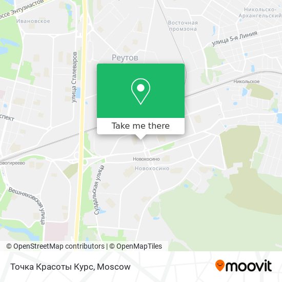 Точка Красоты Курс map