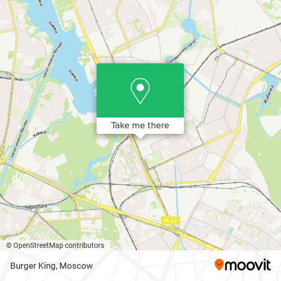 Burger King map