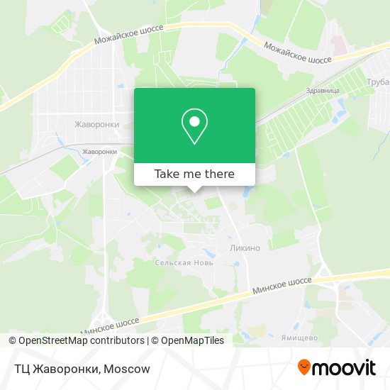 ТЦ Жаворонки map