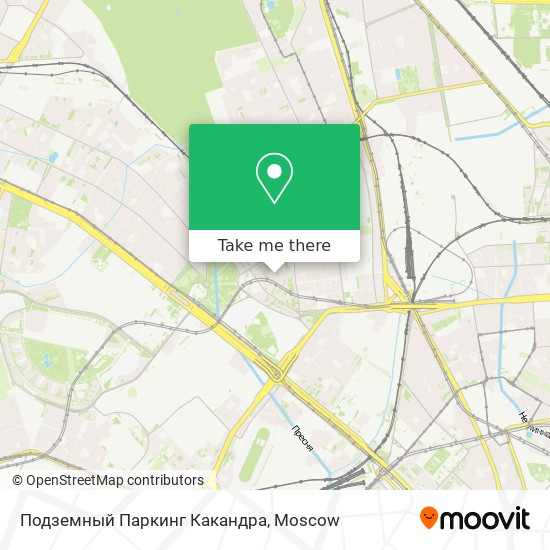 Подземный Паркинг Какандра map