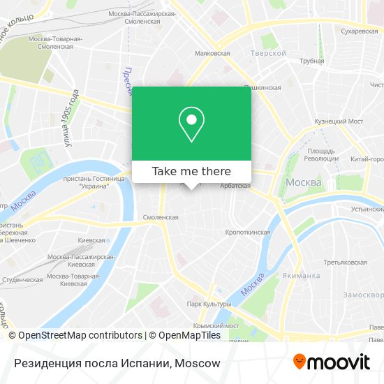 Резиденция посла Испании map