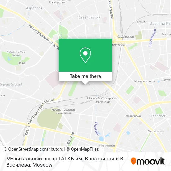 Музыкальный ангар ГАТКБ им. Касаткиной и В. Василева map