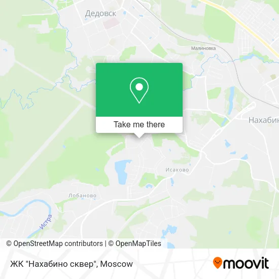 ЖК "Нахабино сквер" map