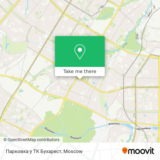 Парковка у ТК Бухарест map