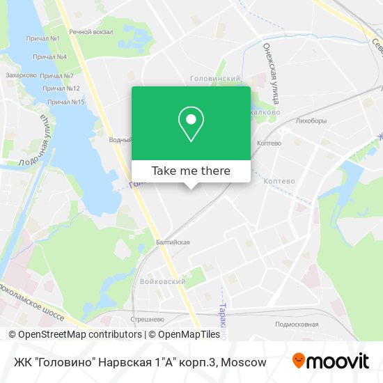 ЖК "Головино" Нарвская 1"А" корп.3 map