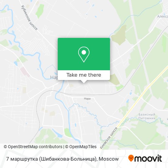 7 маршрутка (Шибанкова-Больница) map