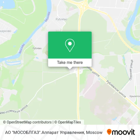 АО "МОСОБЛГАЗ".Аппарат Управления map
