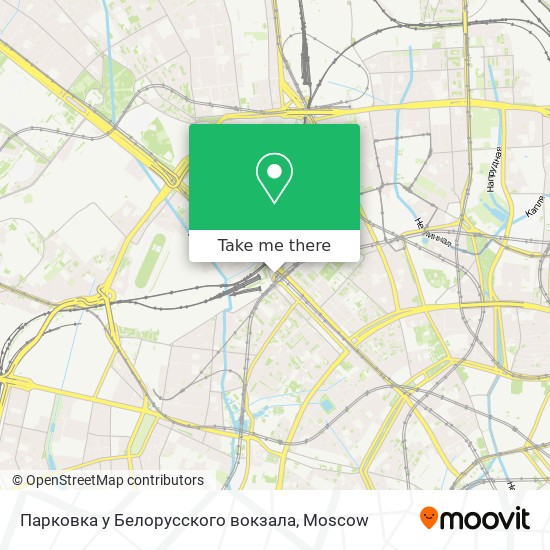 Парковка у Белорусского вокзала map