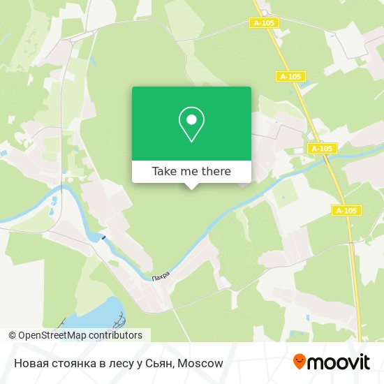 Новая стоянка в лесу у Сьян map