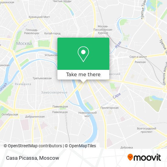 Casa Picassa map