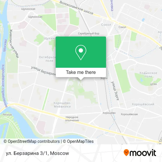 ул. Берзарина 3/1 map