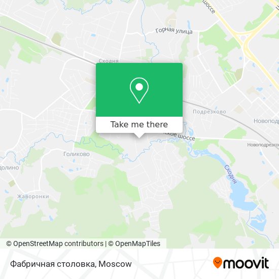 Фабричная столовка map