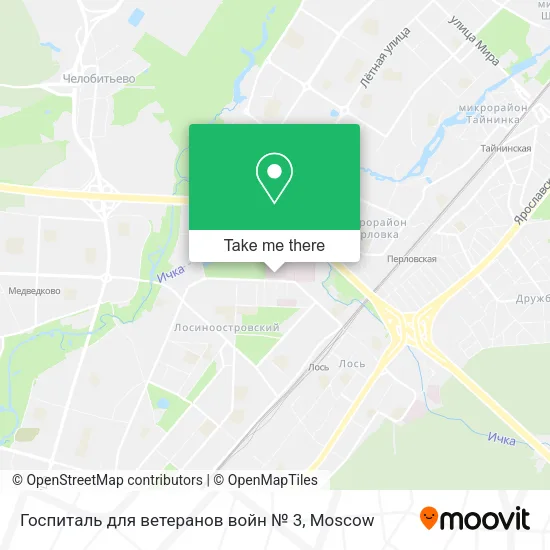 Госпиталь для ветеранов войн № 3 map