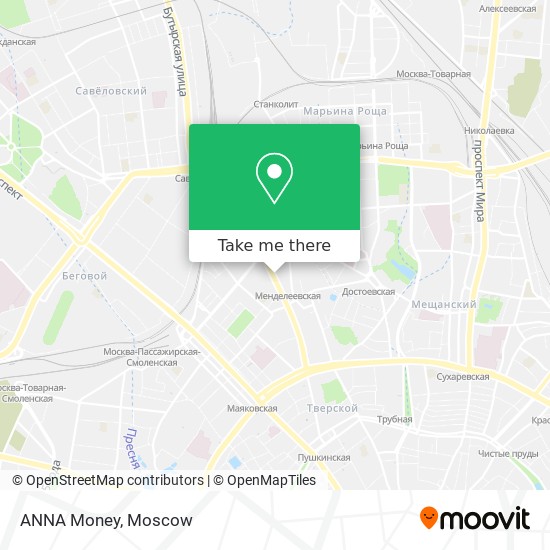 ANNA Money map