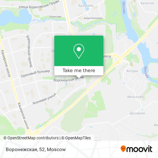 Воронежская, 52 map