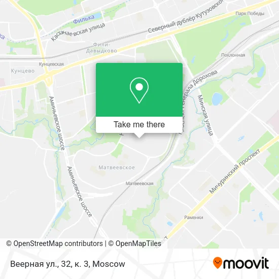 Веерная ул., 32, к. 3 map