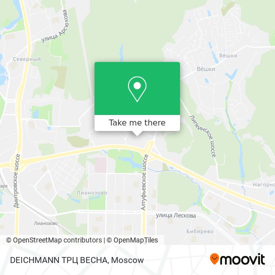 DEICHMANN ТРЦ ВЕСНА map