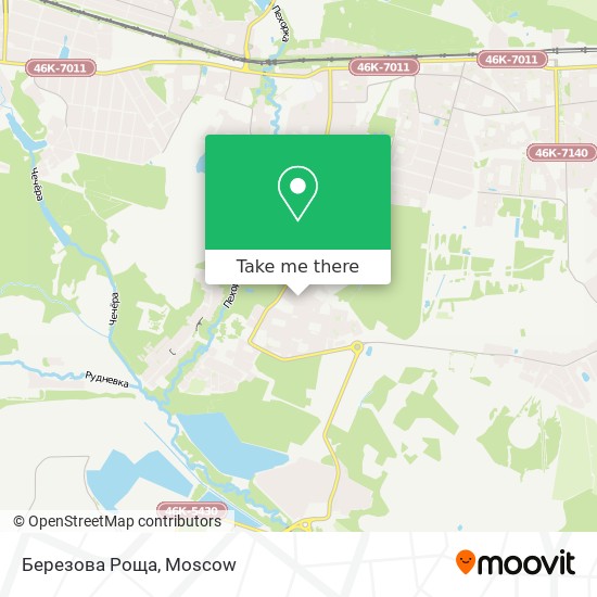 Березова Роща map