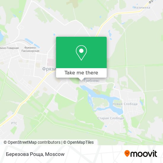 Березова Роща map