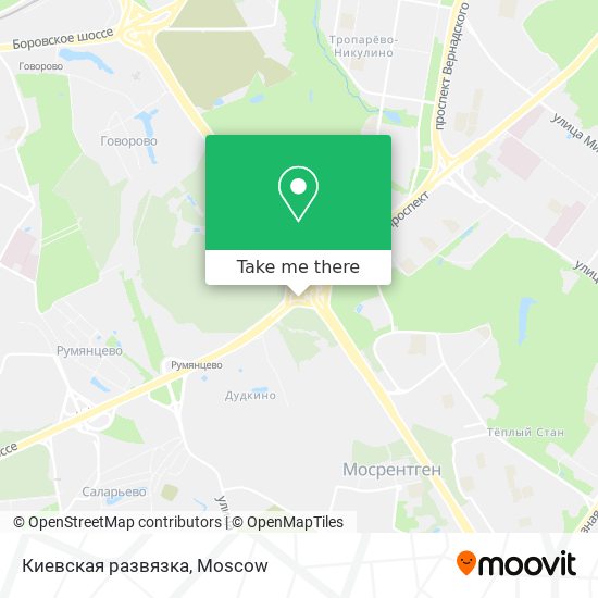 Киевская развязка map