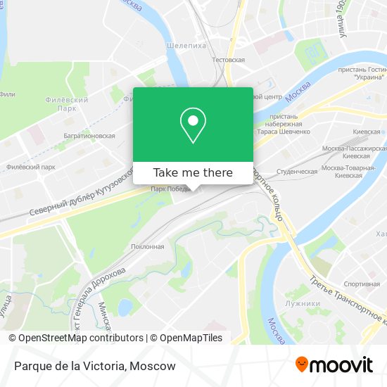 Parque de la Victoria map