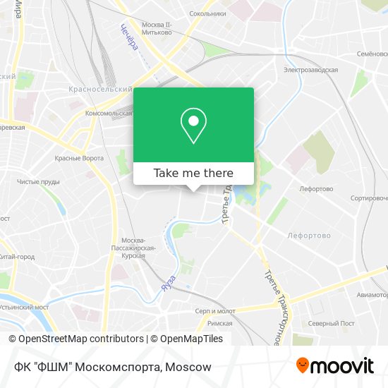ФК "ФШМ" Москомспорта map