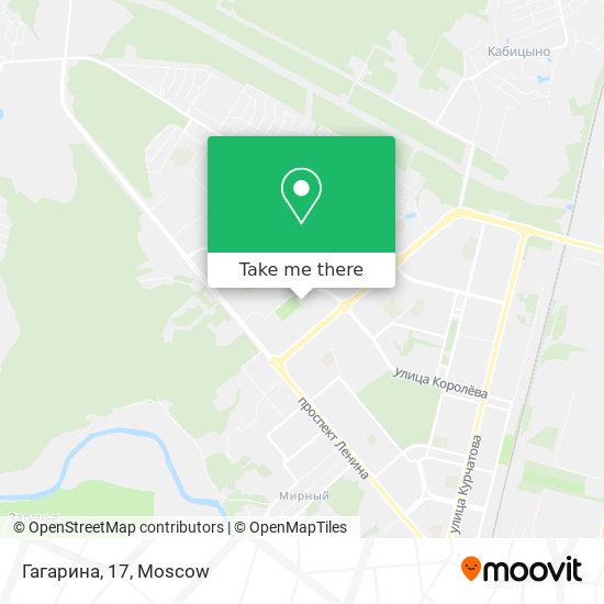 Гагарина, 17 map