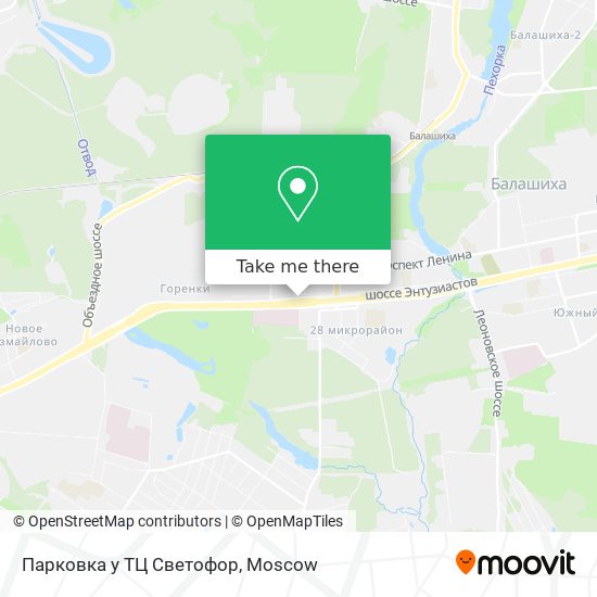 Парковка у ТЦ Светофор map