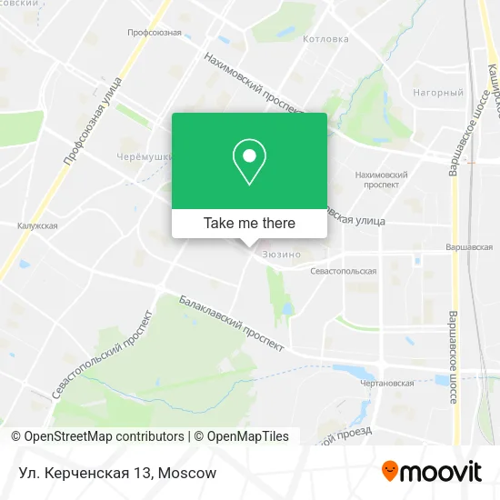 Ул. Керченская 13 map