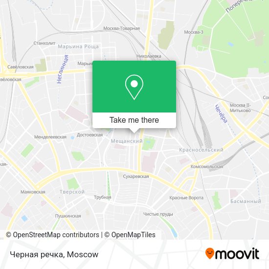 Черная речка map