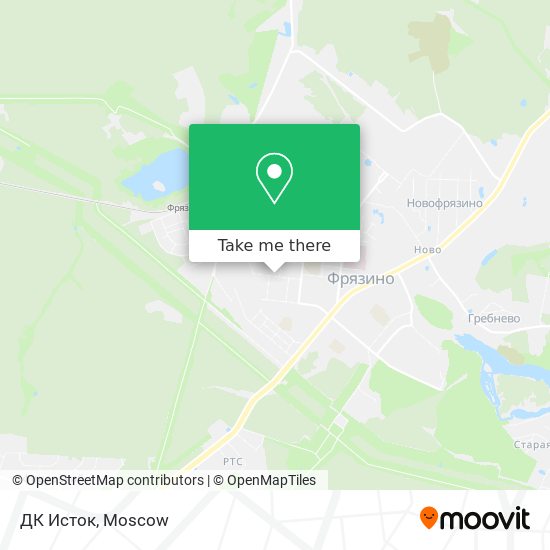 ДК Исток map