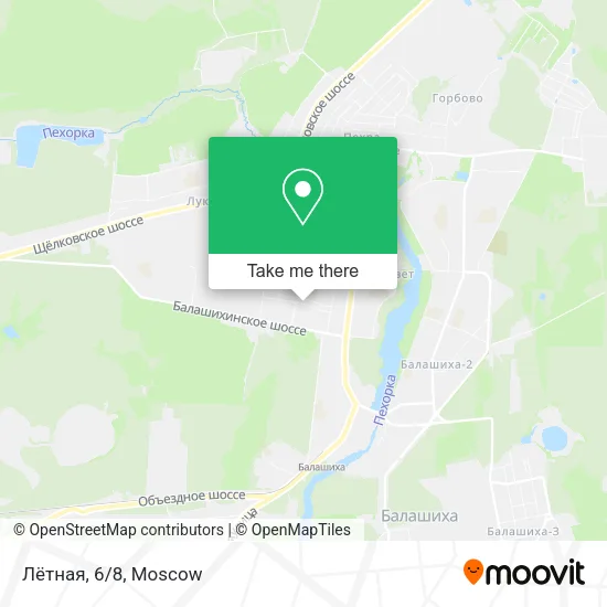 Лётная, 6/8 map