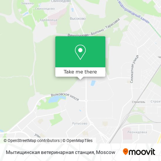 Мытищинская ветеринарная станция map